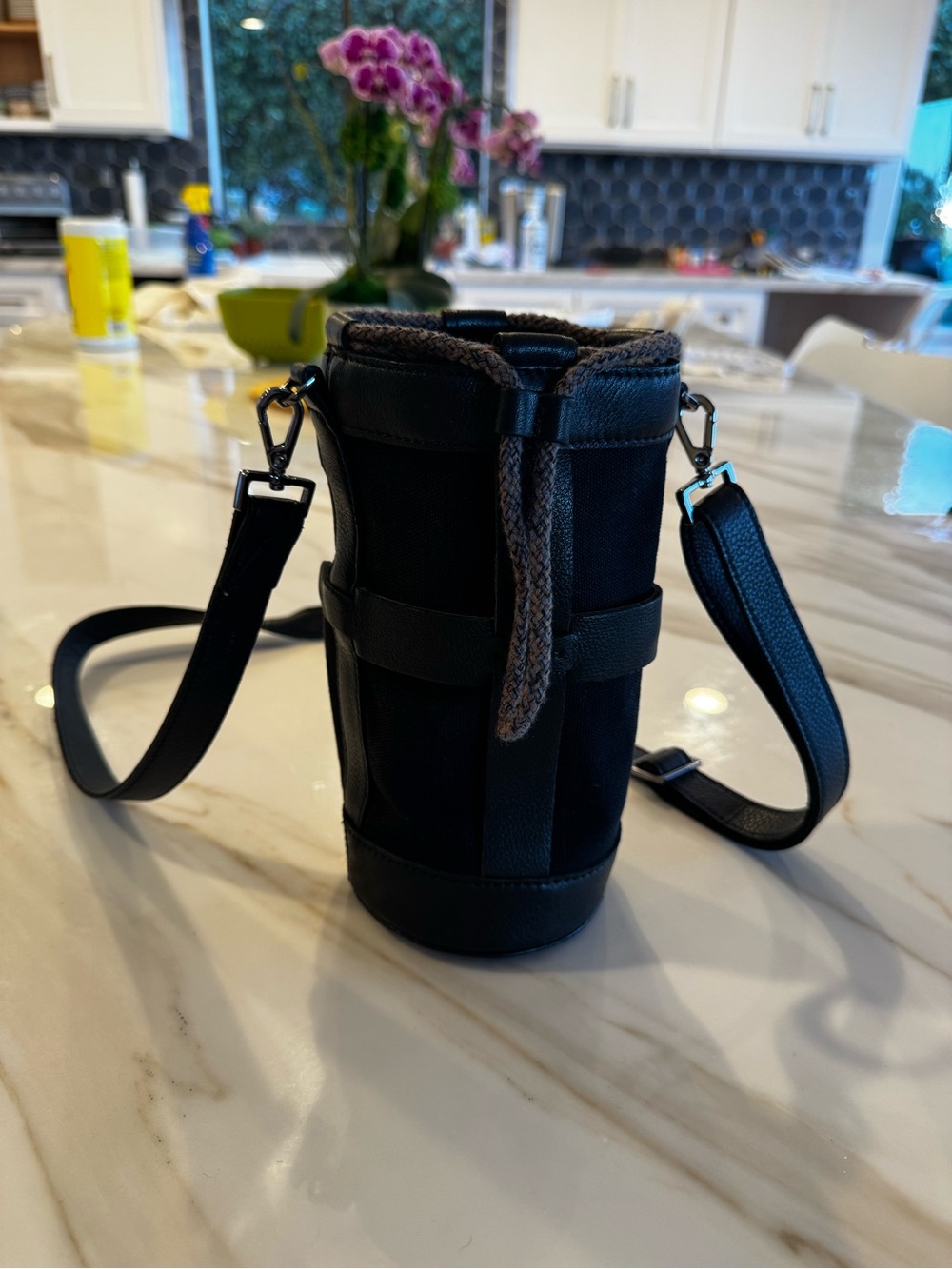 Hammitt Water or Wine Bottle Bag with Strap